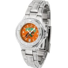 Florida A&M Rattlers Women's Stainless Steel Dress Watch