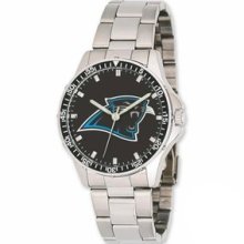 Football Watches - Carolina Panthers Men's Stainless Steel