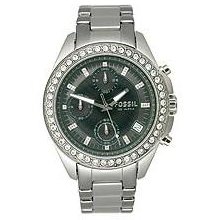 Fossil Decker Ladies Chrono Quartz Stainless Steel