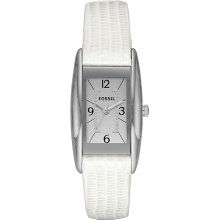 Fossil ES2813 White Polyurethane Quartz Women's Watch