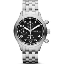 Fossil JR1429 Watch Compass Mens - Black Dial