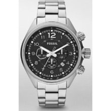 Fossil Men's CH2800 Silver Stainless-Steel Analog Quartz Watch with