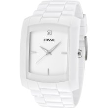 Fossil Men's White Dial Watch FS4603