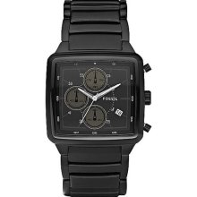 Fossil Rectangle Watch In Black