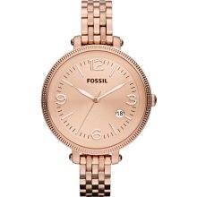 Fossil Women's Heather Pink Dial Watch ES3130