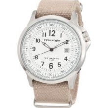 Freestyle Men's Fs84993 Ranger Field Case With Push-button Light Watch