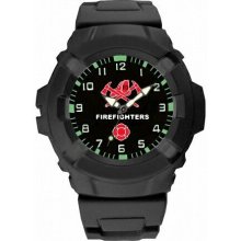 Frontier Watches Firefighters Black Analog Watch