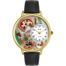 G-0310016 Pizza Lover Watch in Gold