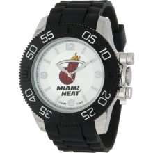 Game Time Nba-Bea-Mia Men'S Nba-Bea-Mia Beast Miami Heat Round Analog Watch