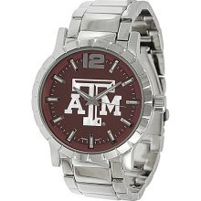 Geneva Platinum Men's Texas A&M Aggies Link Watch (Texas A&M Aggies Link Watch)