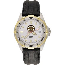 Gents Boston Bruins All Star Watch With Leather Strap