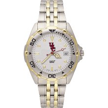 Gent's NCAA University Of South Carolina Gamecocks Watch in Stainless Steel