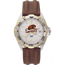 Gents Oregon State University All Star Watch With Leather Strap