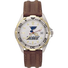 Gents St. Louis Blues All Star Watch With Leather Strap