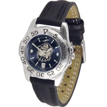 Georgetown Hoyas Sport Leather Band AnoChrome-Ladies Watch