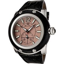 Glam Rock Watches Miami Light Brown Dial Black Alligator Black Alligat