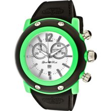 Glam Rock Watches Women's Miami Beach Chrono White Dial Green/Black Re