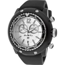 Glamrock Women's Miami Beach Chrono White Dial Black Resin Case Black