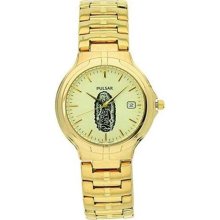 Gold Tone Guadalupe Stainless Steel Dress Watch