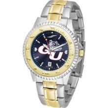 Gonzaga University Bulldogs Men's Stainless Steel and Gold Tone Watch