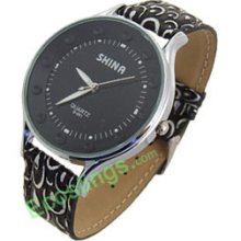 Good Jewelry Mushroom Pattern Band Lady Quartz Watch