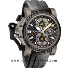 Graham Chronofighter Oversize Airwing Black Carbon 2OVKI.B09A