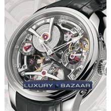 Greubel Forsey Double Tourbillon Technique (WG/ Silver /Leather)