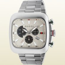 Gucci gucci coupÃ© watch extra large stainless steel case