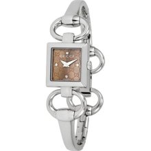 Gucci Women's Tornabuoni Brown Dial Watch YA120509