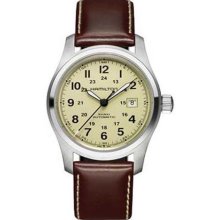 Hamilton H70555523 Watch Khaki Field Mens - Beige Dial