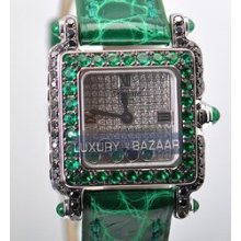 Happy Sport Square 276852-1015 (Emerald Crocodile Leather)