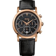 Hugo Boss 1512781 Men's Watch Black Leather