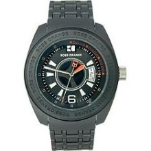 Hugo Boss Boss Orange Polycarbonate Bracelet Black Dial Men's watch #1512540