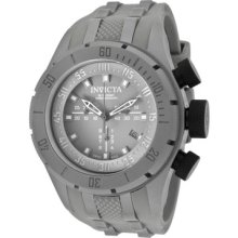 Invicta 10014 Men's Coalition Forces/bolt Chronograph Grey Dial Grey Polyurethan