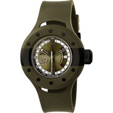 Invicta 12003 Men's S1 Rally Polyurethane Band Green Dial Watch