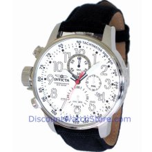 Invicta 1514 Men's White 1/10 Second Lefty Chronograph