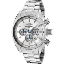 Invicta Men's 89083-001 Chronograph Silver Dial Stainless Steel Date Watch