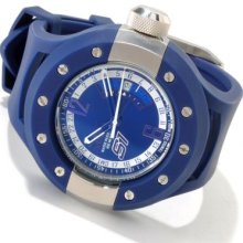 Invicta Men's S1 Rally Swiss Quartz GMT Stainless Steel Polyurethane Strap Watch