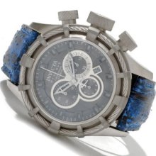 Invicta Reserve Men's Bolt Swiss Made Quartz Chronograph Wolfish Strap Watch BLUE