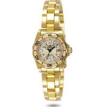 Invicta Sapphire Lady 23K Gold Plated Champagne Dial Inv7065