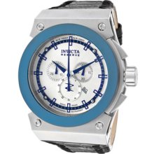 Invicta Watches Men's Akula/Reserve Chronograph Silver Textured Dial B