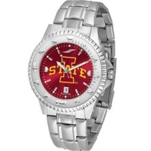 Iowa State Cyclones Men's Stainless Steel Dress Watch