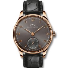 IWC Men's Portuguese Black Dial Watch IW545406