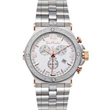 Joe Rodeo Phantom 2.25ct Diamond Steel Men's Watch JPTM16