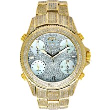 Joe Rodeo Planet 9.95ct Diamond Gold Men's Watch JPNT03