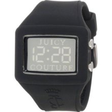 Juicy Couture Women's Case Black Rubber Watch 1900985