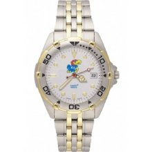 Kansas Jayhawks Men's Stainless Steel All-star Watch