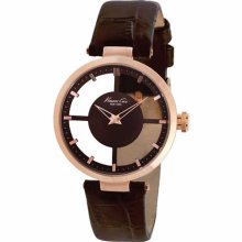 Kenneth Cole New York Leather Strap Transparency Watch (KC2647)