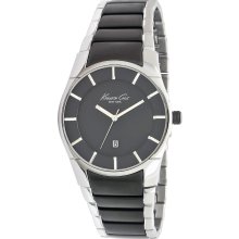 Kenneth Cole Two-Tone Watch In Black