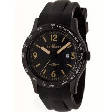 Kennett Mens Altitude Stainless Watch - Black Rubber Strap - Black Dial - KNTALTBC